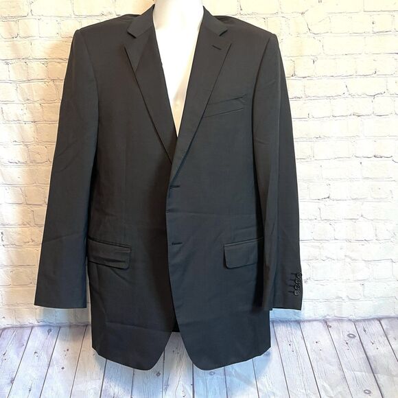 Mens Canali Blazer Jacket Coat Wool Made in Italy Navy Blue EU 54 / US 44L - Picture 4 of 14